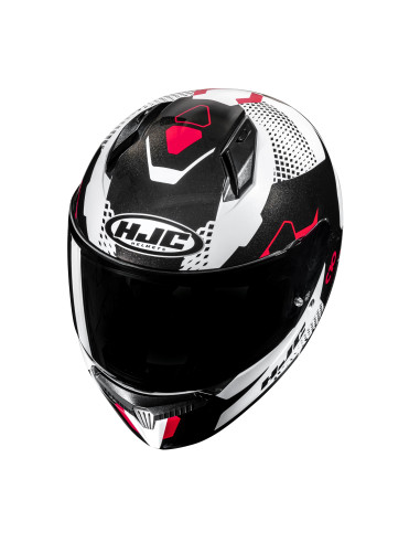 HJC C10 ASPA/MC1 SPORTINIS/UŽDARAS MOTO ŠALMAS