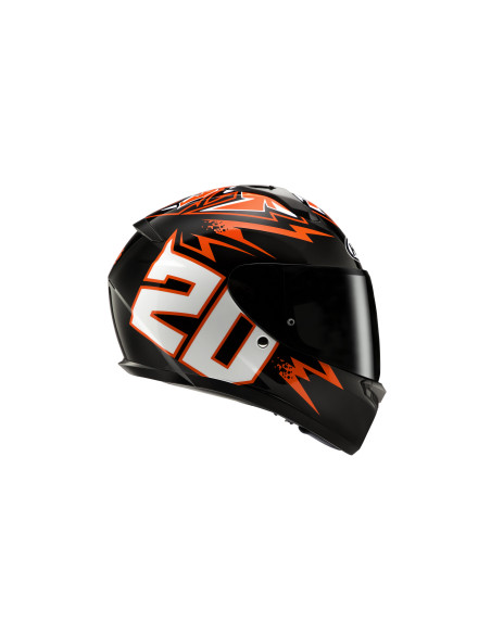 C10 DIABLO MASK/MC1 SPORTINIS/UŽDARAS MOTO ŠALMAS