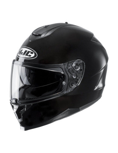 HJC C70N METAL BLACK SPORTINIS/UŽDARAS MOTO ŠALMAS