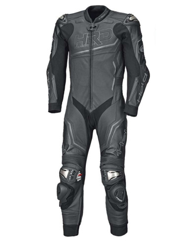 HELD SLADE II BLACK ONE-PIECE LEATHER MOTO SUIT