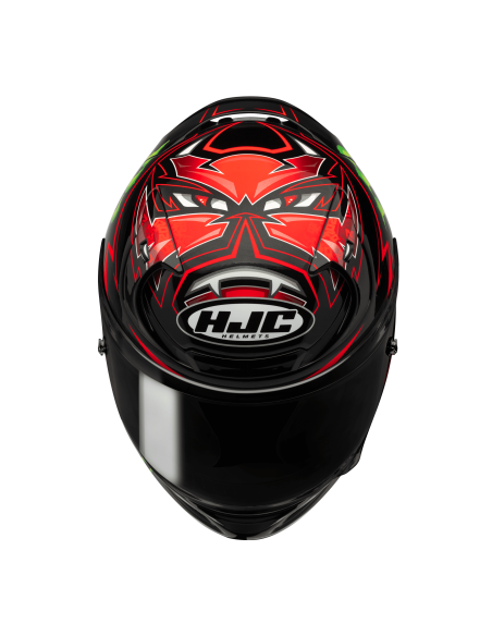 HJC RPHA 12 QUARTARARO/MC1 SPORTINIS/UŽDARAS MOTO ŠALMAS
