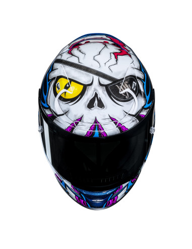 HJC RPHA 12 KRAKEN/MC28 SPORTINIS/UŽDARAS MOTO ŠALMAS