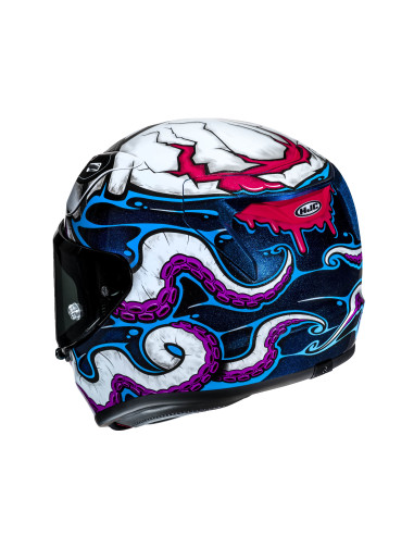 HJC RPHA 12 KRAKEN/MC28 SPORTINIS/UŽDARAS MOTO ŠALMAS