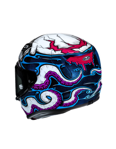 HJC RPHA 12 KRAKEN/MC28 SPORTINIS/UŽDARAS MOTO ŠALMAS