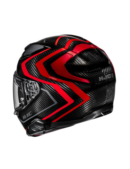 HJC F71 CARBON NEVIO/MC1 SPORTINIS/UŽDARAS MOTO ŠALMAS