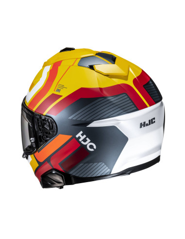 HJC i71 VIZ/MC3SF SPORTINIS/UŽDARAS MOTO ŠALMAS