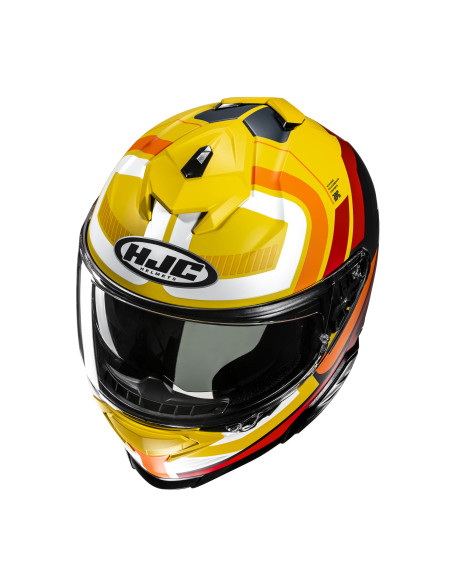 HJC i71 VIZ/MC3SF SPORTINIS/UŽDARAS MOTO ŠALMAS