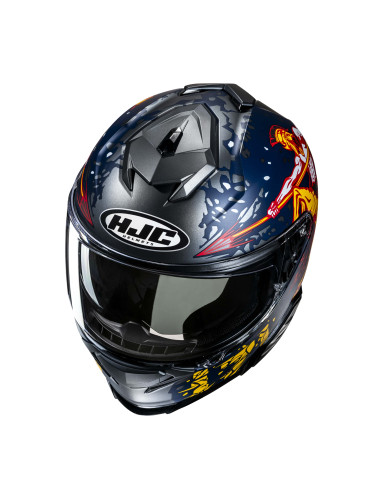 HJC i71 TAURUS/MC1SF SPORTINIS/UŽDARAS MOTO ŠALMAS
