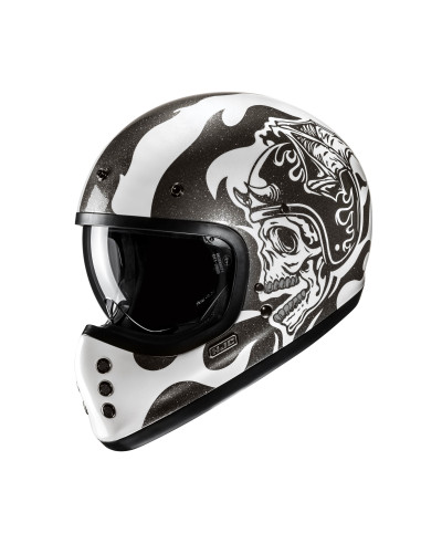 HJC V60 FLAME/MC5 CROSS MOTO HELMET Helmet size XL / 61-62