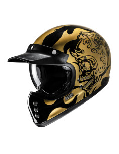 HJC V60 FLAME/MC9 KROSINIS MOTO ŠALMAS
