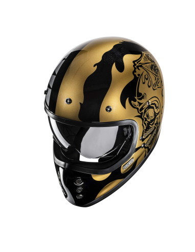 HJC V60 FLAME/MC9 CROSS MOTO HELMET
