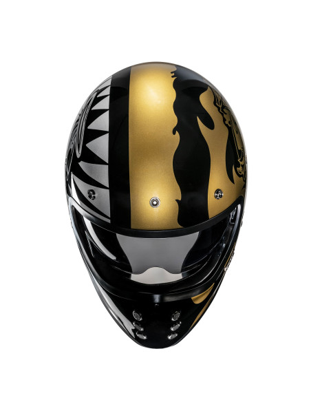 HJC V60 FLAME/MC9 KROSINIS MOTO ŠALMAS