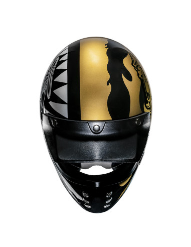 HJC V60 FLAME/MC9 KROSINIS MOTO ŠALMAS