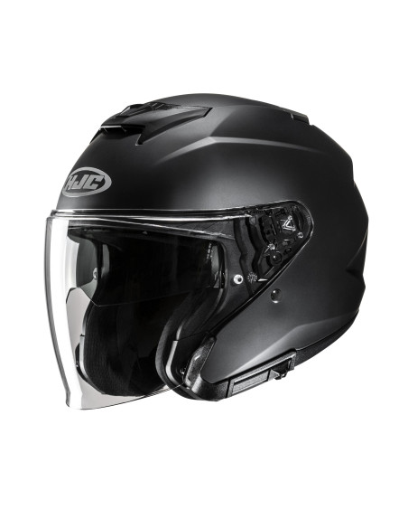 HJC I31 SEMI FLAT BLACK OPEN MOTORCYCLE HELMET
