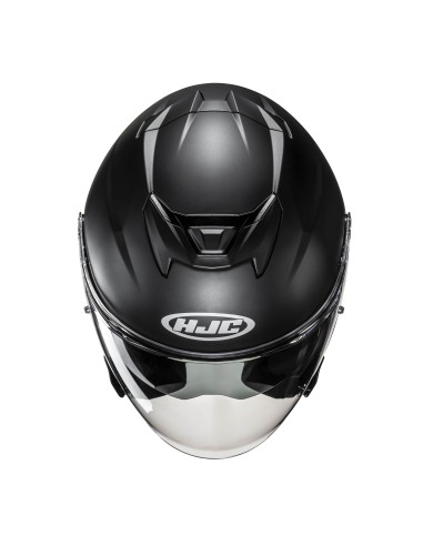 HJC I31 SEMI FLAT BLACK OPEN MOTORCYCLE HELMET