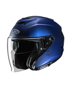 HJC I31 SEMI FLAT METALLIC BLUE ATVIRAS MOTO ŠALMAS