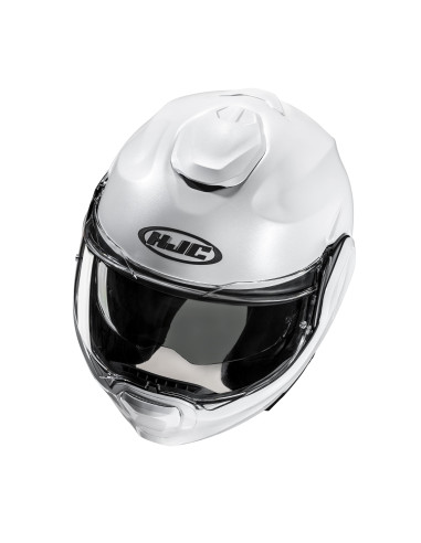 HJC F100 PEARL WHITE FLIP-UP MOTORCYCLE HELMET