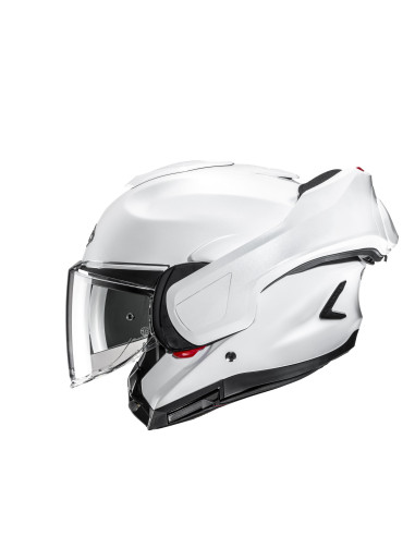 HJC МОТОЦИКЛЕТНЫЙ ШЛЕМ F100 PEARL WHITE FLIP-UP