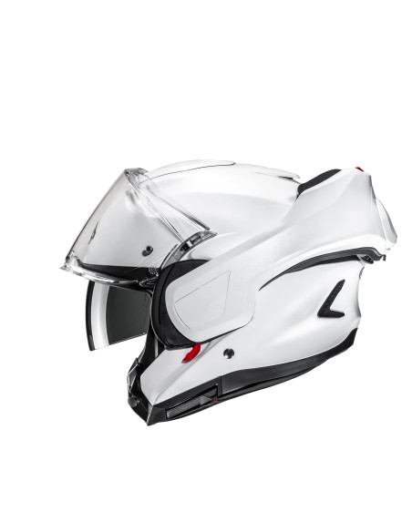 HJC F100 PEARL WHITE FLIP-UP MOTORCYCLE HELMET