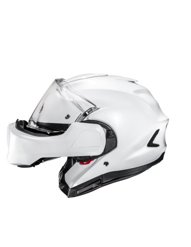 HJC МОТОЦИКЛЕТНЫЙ ШЛЕМ F100 PEARL WHITE FLIP-UP