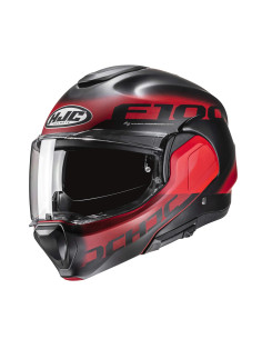 HJC F100 HETAL/MC1SF FLIP-UP MOTO ŠALMAS