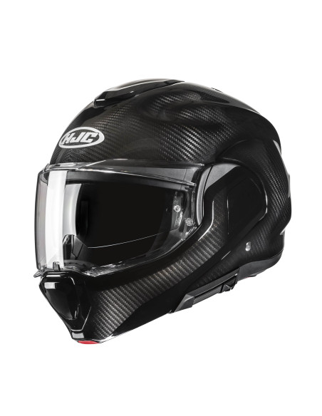 HJC F100 CARBON BLACK FLIP-UP MOTORCYCLE HELMET