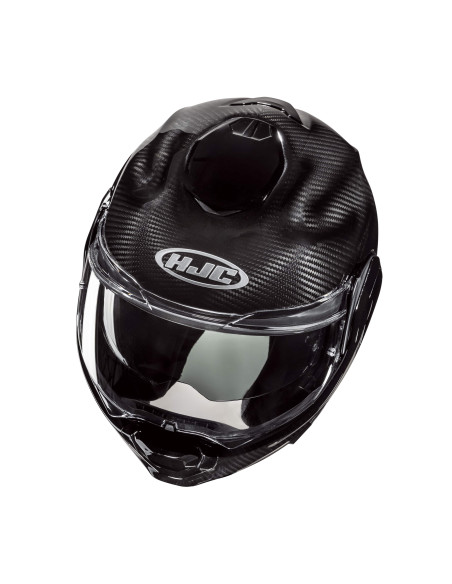 HJC F100 CARBON BLACK FLIP-UP MOTORCYCLE HELMET