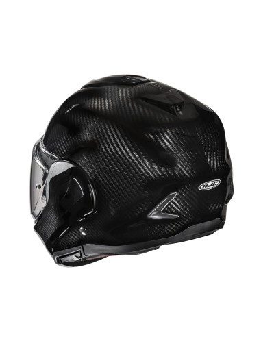HJC F100 CARBON BLACK FLIP-UP MOTORCYCLE HELMET