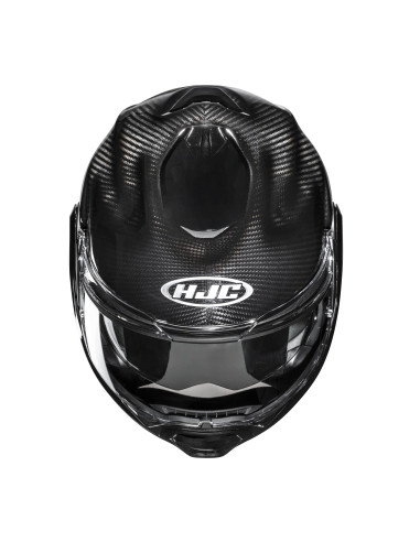 HJC F100 CARBON BLACK FLIP-UP MOTORCYCLE HELMET