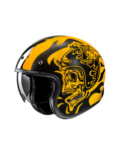 HJC V31 FLAME/MC3 ATVIRAS MOTO ŠALMAS