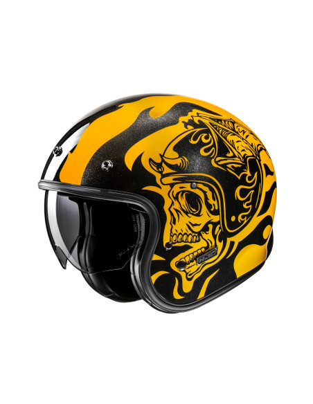 HJC V31 FLAME/MC3 OPEN MOTORCYCLE HELMET