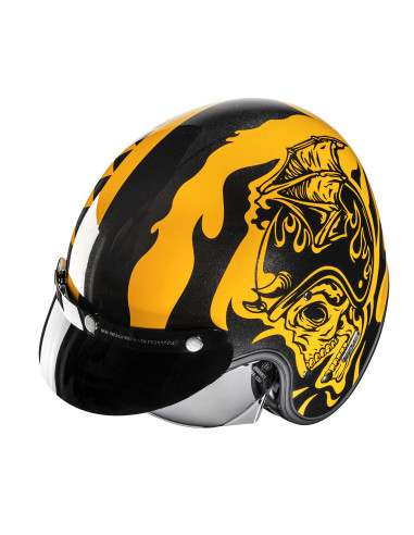 HJC V31 FLAME/MC3 ATVIRAS MOTO ŠALMAS