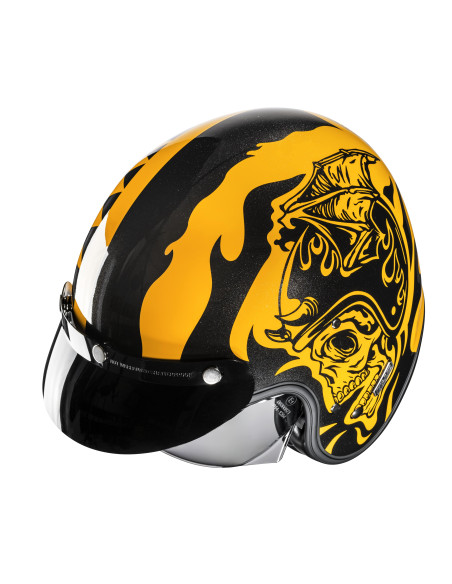 HJC V31 FLAME/MC3 OPEN MOTORCYCLE HELMET