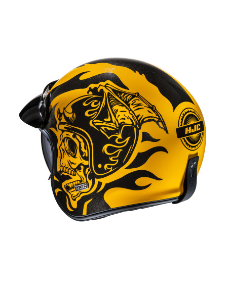 HJC V31 FLAME/MC3 ATVIRAS MOTO ŠALMAS