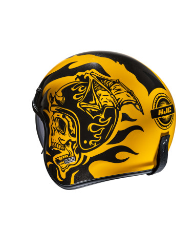 HJC V31 FLAME/MC3 OPEN MOTORCYCLE HELMET