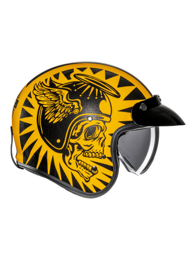 HJC V31 FLAME/MC3 OPEN MOTORCYCLE HELMET