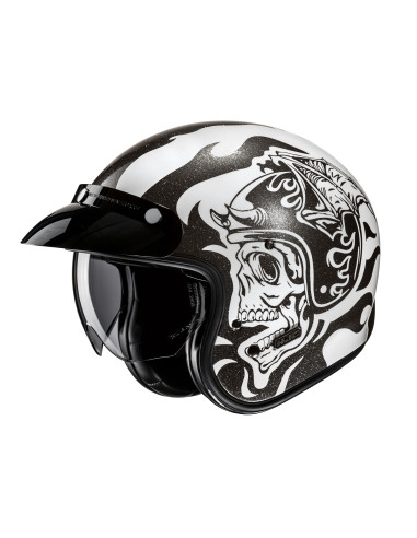 HJC V31 FLAME/MC5 ATVIRAS MOTO ŠALMAS