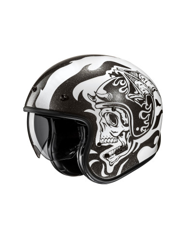 HJC V31 FLAME/MC5 ATVIRAS MOTO ŠALMAS
