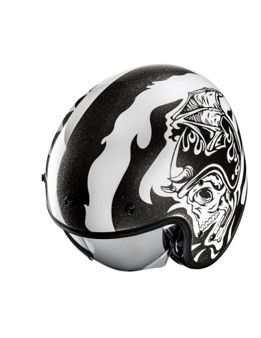 HJC V31 FLAME/MC5 ATVIRAS MOTO ŠALMAS