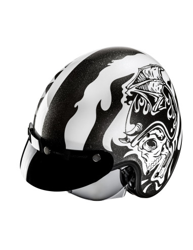 HJC V31 FLAME/MC5 ATVIRAS MOTO ŠALMAS