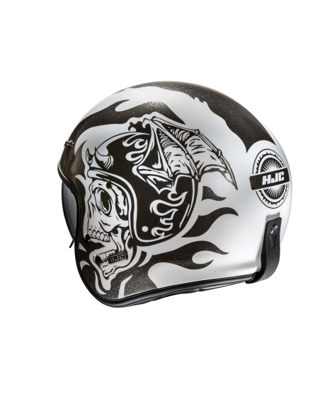 HJC V31 FLAME/MC5 OPEN MOTORCYCLE HELMET