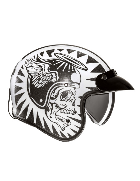 HJC V31 FLAME/MC5 ATVIRAS MOTO ŠALMAS