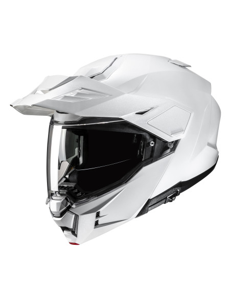 HJC i80 PEARL WHITE FLIP-UP MOTO FRIDAY