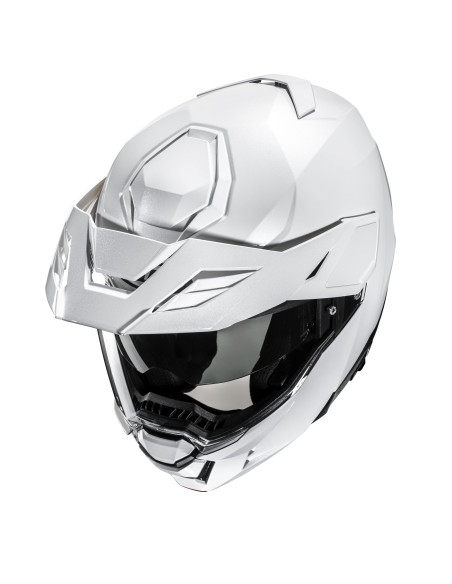 HJC i80 PEARL WHITE FLIP-UP MOTO FRIDAY