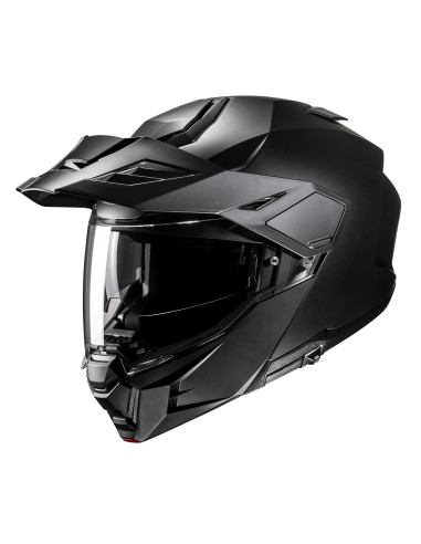 HJC i80 SEMI FLAT BLACK FLIP-UP MOTOR CHALLENGE
