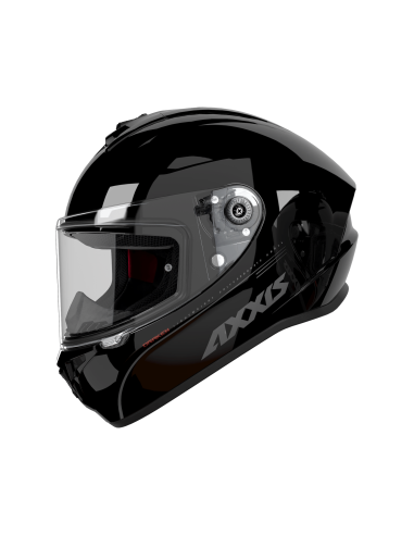 AXXIS DRAKEN S GLOSS BLACK MOTORCYCLE HELMET