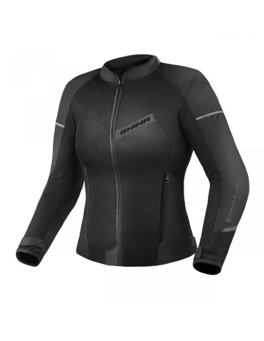 SHIMA X-MESH 2.0 WOMEN'S BLACK SUMMER TEXTILE MOTO JACKET