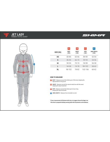 SHIMA WOMENS JET VASARINĖ TEKSTILINĖ MOTO STRIUKĖ