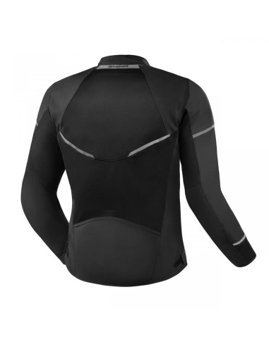 SHIMA X-MESH 2.0 JUODA VASARINĖ TEKSTILINĖ MOTO STRIUKĖ