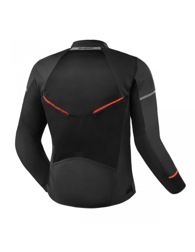 SHIMA X-MESH 2.0 RAUDONA VASARINĖ TEKSTILINĖ MOTO STRIUKĖ